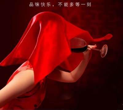 红酒创意广告-掀起你的盖头来,葡萄酒,红酒,酒圈网